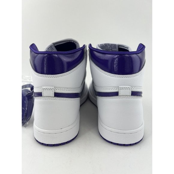 Nike Air Jordan 1 High OG Court Purple Women's Size 11.5 Men's Size 10 Sneakers - Picture 9 of 12